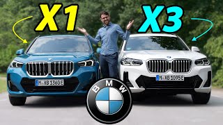 BMW X1 vs X3 comparison REVIEW M Sport [upl. by Buine]