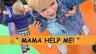 TE DRUK OP SPRiNGKUSSEN 😱🙈⚠  Bellinga Familie Vlog 989 [upl. by Monarski]