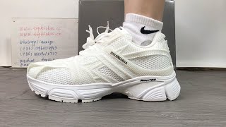 Balenciaga Phantom Sneakers Mesh White On Foot Review from Topkickss [upl. by Onin]