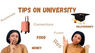 FUN TIPS ON UNI  First Year  Res  Tips on University  University  South African Youtuber🇿🇦 [upl. by Dahsar]