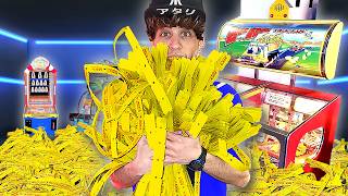 Winning ALL The Tickets From a Retro Arcade [upl. by Cally]