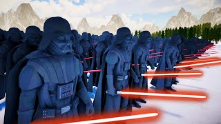 3 MILLION HOTH REBEL TROOPERS vs 30000 DARTH VADER  UEBS 2 [upl. by Picco114]