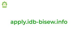 How to apply for IsDBBISEW IT Scholarship Program [upl. by Belding315]