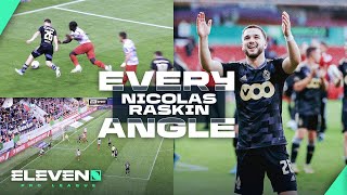 A WALK IN THE PARK FOR NICOLAS RASKIN 🅰️⚡ EVERY ANGLE  Jupiler Pro League [upl. by Adon]