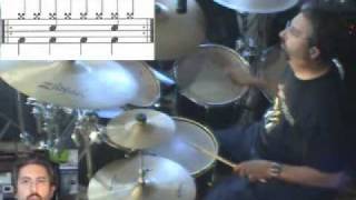 The 8th Note Groove  DrumChops Basic Drums  Lesson 4 [upl. by Lenzi]