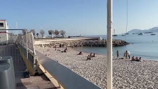 PLAGE CANNES BEACH LA CROISETTE [upl. by Aielam550]