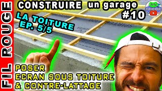 🏛TOITURE🏛 COMMENT POSER UN ECRAN SOUS TOITURE AVEC CONTRE LATTAGE 💪 [upl. by Kerrie]