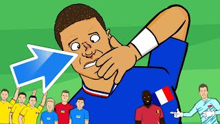 MBAPPE BROKEN NOSE😲 Lukaku missfest Romania crush Ukraine Euro 2024 Day 4 Goals Highlights [upl. by Acirrehs]