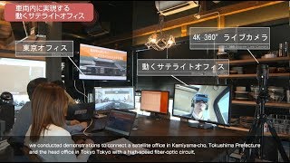 5G Field Trials in Japan Nextgeneration Telework  Urban Space Security 2018 [upl. by Jessey]