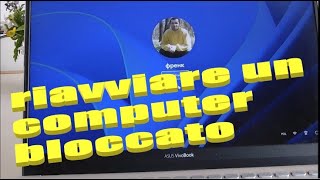 Come riavviare un pc portatile  computer bloccato [upl. by Bertrando401]