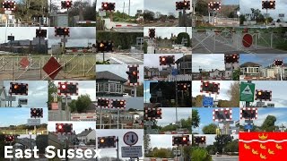 Level Crossings in East Sussex 2016 [upl. by Accber]