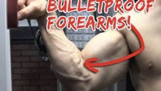 Forearm and Grip Strength FAST  The quotBulletproofquot FOREARM WORKOUT [upl. by Tabb530]