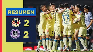 Resumen completo América 2 – 2 Mazatlán  Jornada 9 CL24  Doblete de Henry Martín [upl. by Lockwood]