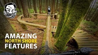 Riding Insane amp Beautiful North Shore MTB features [upl. by Ahmed]