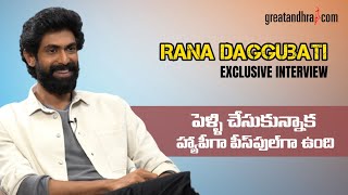 Rana Daggubati Exclusive Interview  Aranya Movie  Greatandhra [upl. by Ruckman]