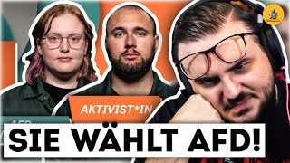 AfDWählerin trifft Aktivist 🧐  Meinungsmache Spezial [upl. by Aihsyak]