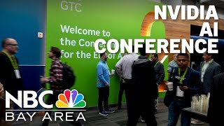 Nvidias AI conference GTC 2024 brings thousands to San Jose [upl. by Kenleigh207]