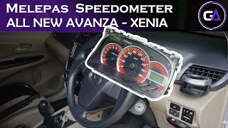 MELEPAS SPEEDOMETER ALL NEW AVANZA XENIA [upl. by Ahsikat]