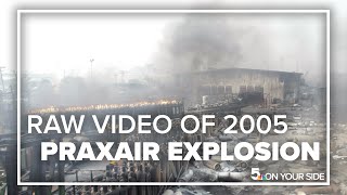 Watch raw video and interviews from the 2005 Praxair explosion in St Louis [upl. by Luben]