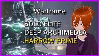 Warframe  The Lotus Eaters  Harrow Prime works mighty well in Solo Elite Deep Archimedea [upl. by Ahsenauj]