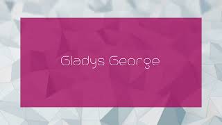 Gladys George  appearance [upl. by Prady413]