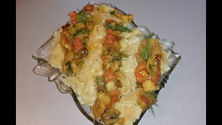 մակարոն յուրահատուկ ձևով макароны с овощами makarony s ovoshchami pasta with vegetables [upl. by Rodolphe171]