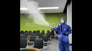 Electric Disinfectant Sprayers Ulv Insect Fogger Mist Sprayer for COVID19 [upl. by Pasahow]