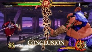 SAMURAI SHODOWN MasterBelmont ranked set vs pinkpanthy [upl. by Asalocin689]