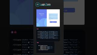 Login Form  WPF UI  Beautiful Design C csharp wpf design shorts [upl. by Sehguh168]