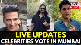 Maharashtra Elections 2024 Live  Bollywood Celebrities Cast Their Votes In Mumbai  Live  N18L [upl. by Affer]