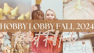 🍂HOBBY LOBBY FALL 2024  THE BEST FALL DECOR FINDS  FALL SHOP WITH ME  HAUL [upl. by Deeanne]