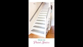 Your Guide for Painting Stairs [upl. by Attaynik]