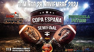 Badalona Dracs  Fuengirola Potros Semifinal XXVII Copa de España [upl. by Yderf]