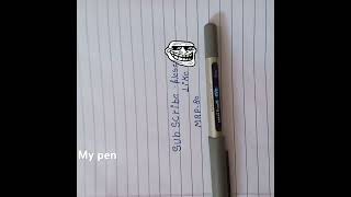 Uni ball eye fine test pen [upl. by Symon]