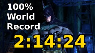 Former WR Batman Arkham Asylum Speedrun 100 in 21424 [upl. by Ojyllek]