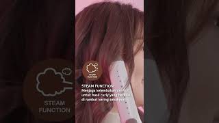 No more worries of damaged hair with Tescom Ionic Steam Curling Iron  TM453ID 🤍 [upl. by Sidnak]