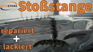 Smartrepair  Stoßfänger Riss repariert und lackiert am ML  LACKSTORE [upl. by Vittorio943]