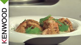 Recette de risotto de langoustines au Cooking Chef de Kenwood [upl. by Ellemac]