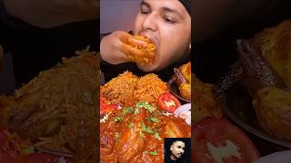 EATING SPICY CHICKEN CURRY CHICKEN BIRYANI KEEMA KALEJI WHOLE CHICKEN shorts [upl. by Demaria512]