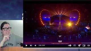 Eiffel Tower quotAngelsquot by Robbie Williams  The Masked Singer UK Season 5  Episode 4  Reaction [upl. by Martens837]