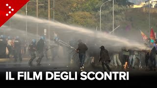 Manifestazione pro Palestina a Roma la guerriglia del 5 ottobre 2024 il film degli scontri [upl. by Junji]