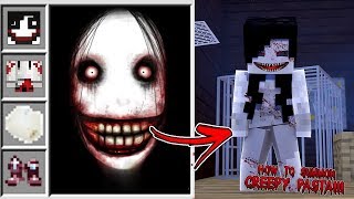 Minecraft HOW TO SUMMON CREEPY PASTA IN MINECRAFT [upl. by Ellerol]