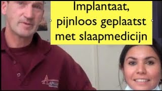 IMPLANTATEN en narcosemedicijn bij bange man [upl. by Refotsirc]