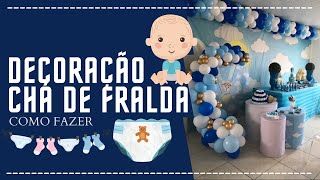 DECORAÇÃO CHÁ DE FRALDA  URSO BALOEIRO JeffBaloes chadefralda decoracaochadefraldaexplore [upl. by Anak430]