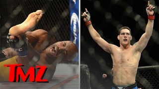 UFC 168 Anderson Silva Loses To Chris Weidman By Broken Leg  TMZ [upl. by Yrreg]