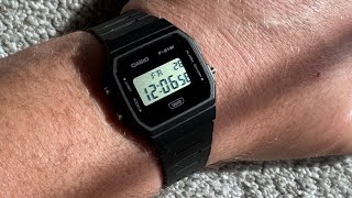 Casio F91WB1AEF unboxing and review [upl. by Bradney]