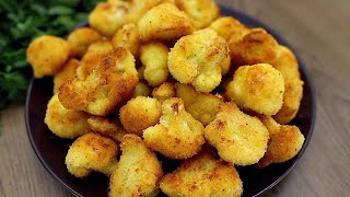 Blumenkohl schmeckt besser als Nuggets Ein einfaches und schnelles Blumenkohlrezept [upl. by Naujik791]