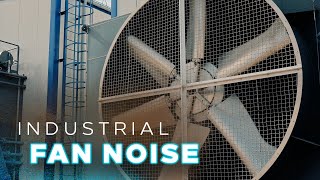 Massive Industrial Cooling Fan in Action  4K CloseUp and ASMR Sound Experience Big fan spinning [upl. by Verdie]