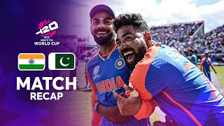 India orchestrates memorable win over Pakistan  Match Recap  IND v PAK  T20WC 2024 [upl. by Enyahs]