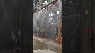 Sulfur plant water curtain system testing [upl. by Nivrad839]